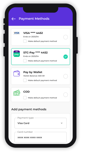 Select payment